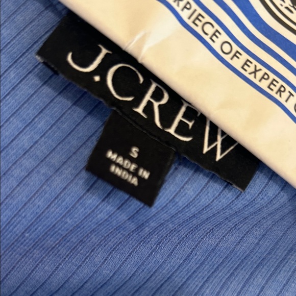 J. Crew Blue Ribbed Fabric - Picture 2 of 3